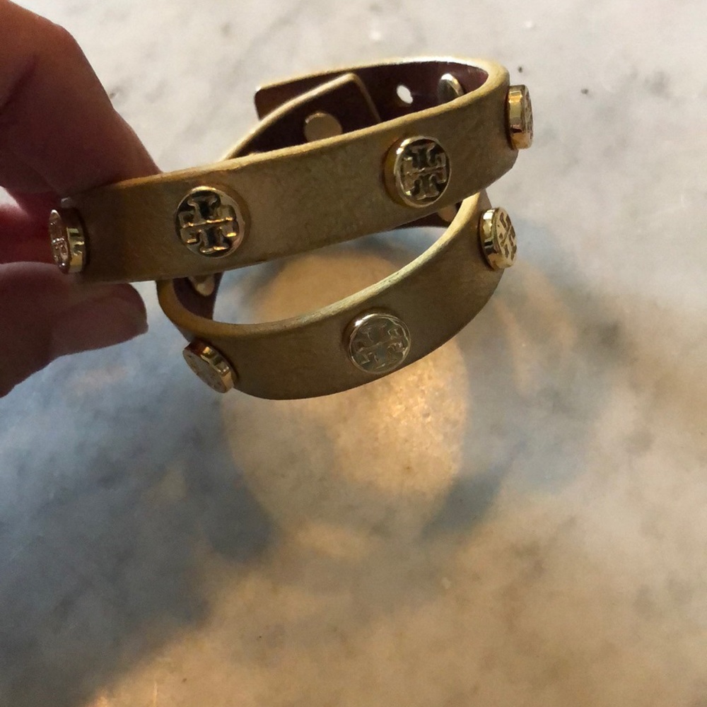 Tory Burch leather bracelet!